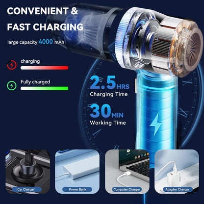 PowerVac™ Wireless Handheld Car Vacuum Cleaner