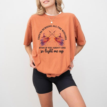 Swiftie They Are Burning All The Witches So Light Me Up Shirt