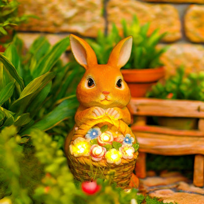 Easter Bunny Resin Art Lamp