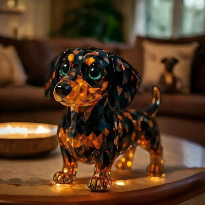 Dachshund Crystal Art Figurine