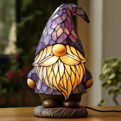 Garden Gnome Resin Art Lamp