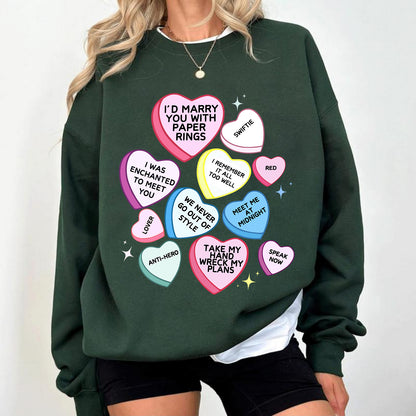 Swiftie Papers Rings Valentine Day Tee Shirt