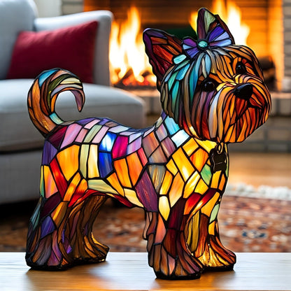 Yorkshire Terrier Resin Art Lamp