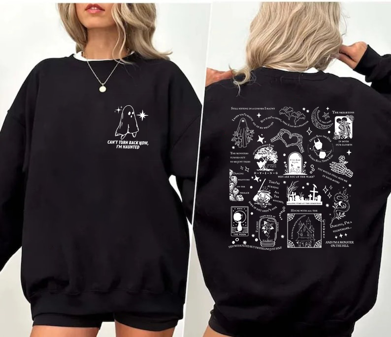 Spooky Swiftie Halloween Season Shirt, Halloween Song Lyrics Sweatshirt